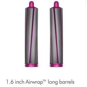 Dyson Airwrap 1.6 inch 40 mm Airwrap™ Long Barrels Fuchsia Nickel New In Box